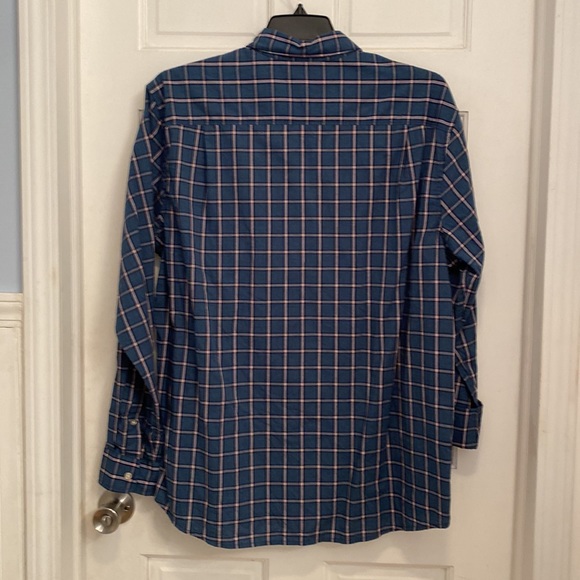 Sonoma Blue Gridlock Plaid Long Sleeve Button Up Shirt Men's XL NWT - Picture 3 of 8
